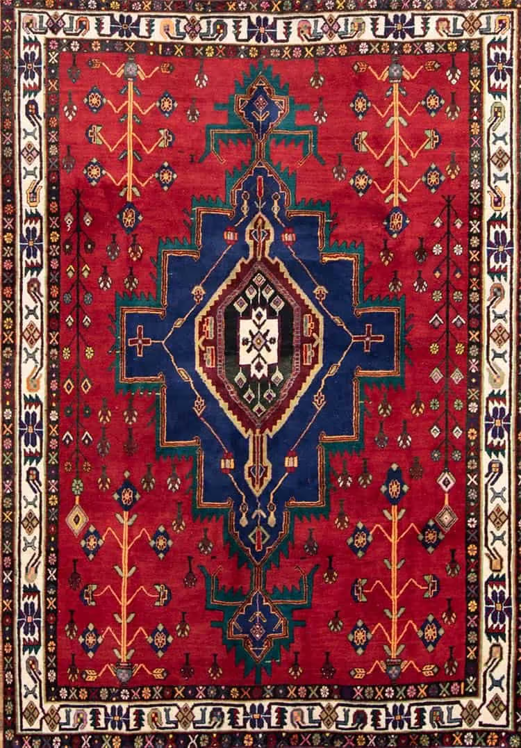 3' 5" x 5' 10" Balouch Wool Tribal Authentic Persian Rug