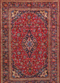 6' 9 " x 10' 6" Wool Kashan Authentic Persian Rug